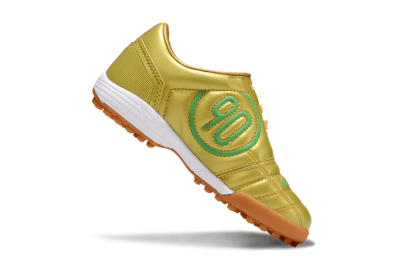 Nike Total 90 III TF Football Shoes - Gold/Green/White