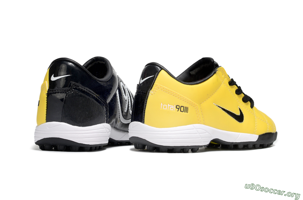 Nike Total 90 III TF Football Shoes - Yellow/Black/White 5