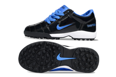 Nike Total 90 III TF Football Shoes - Black/Blue/White
