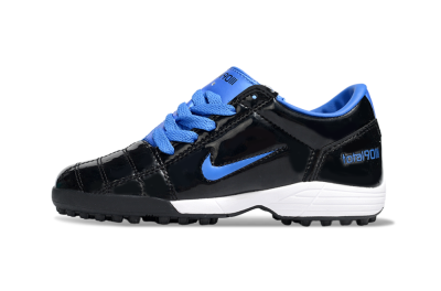 Nike Total 90 III TF Football Shoes - Black/Blue/White