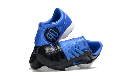 Nike Total 90 III TF Football Shoes - Black/Blue/White