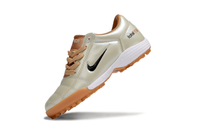 Nike Total 90 III TF Football Shoes - Gold/Black/White