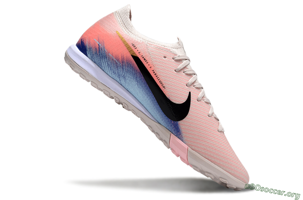 Nike Air Zoom Mercurial Vapor 16 Elite TF Football Shoes - Pink/Black/Gold 0