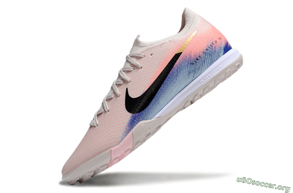 Nike Air Zoom Mercurial Vapor 16 Elite TF Football Shoes - Pink/Black/Gold 4