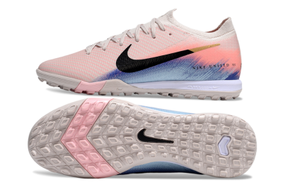 Nike Air Zoom Mercurial Vapor 16 Elite TF Football Shoes - Pink/Black/Gold