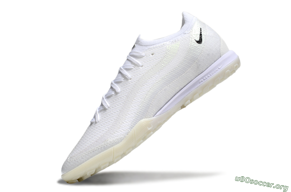 Nike Air Zoom Mercurial Vapor 16 Elite TF Football Shoes - White/Beige/Black 4