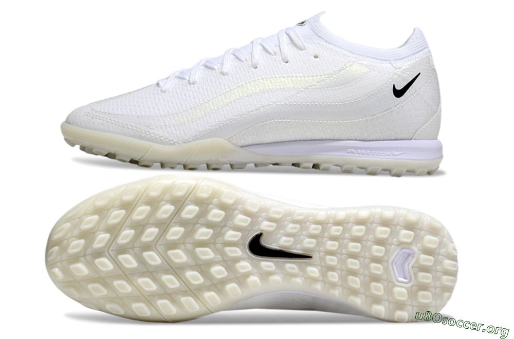 Nike Air Zoom Mercurial Vapor 16 Elite TF Football Shoes - White/Beige/Black 1