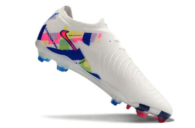 Nike Phantom GX 2 Elite FG Football Boots - White/Pink/Blue