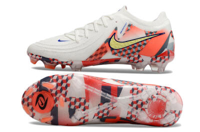 Nike Phantom GX 2 Elite FG Football Boots - White/Red/Yellow