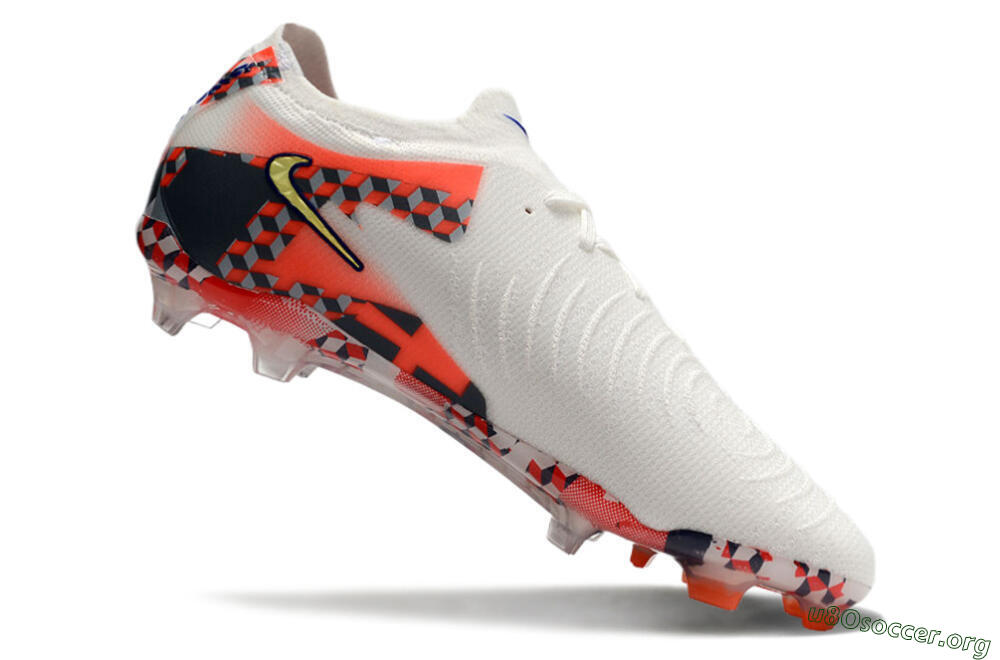 Nike Phantom GX 2 Elite FG Football Boots - White/Red/Yellow 4