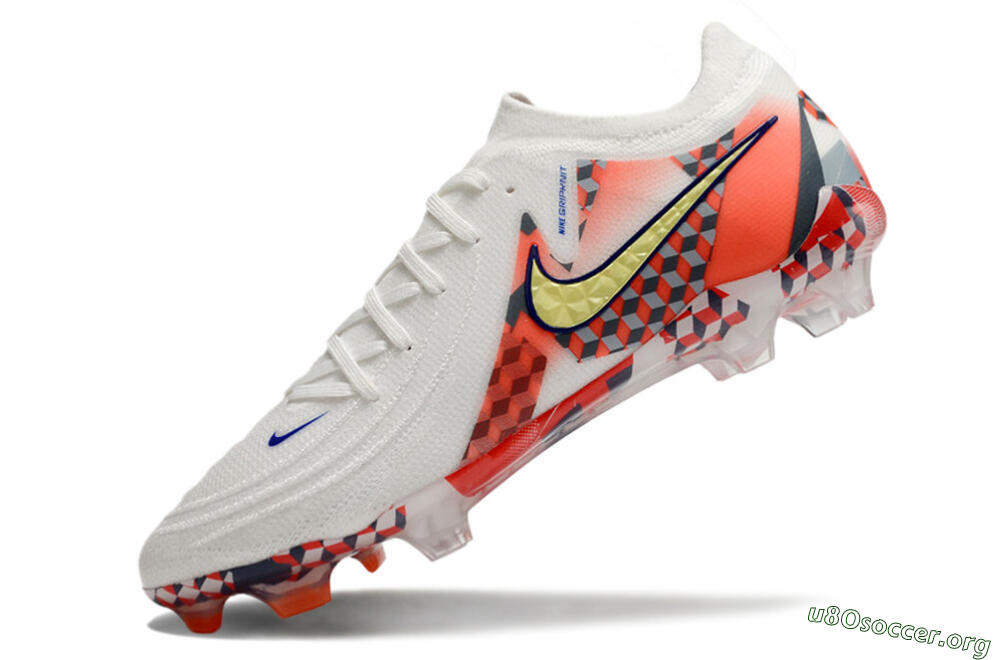 Nike Phantom GX 2 Elite FG Football Boots - White/Red/Yellow 5