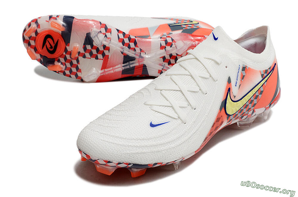 Nike Phantom GX 2 Elite FG Football Boots - White/Red/Yellow 0