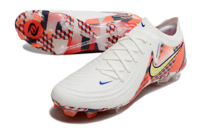 Nike Phantom GX 2 Elite FG Football Boots - White/Red/Yellow