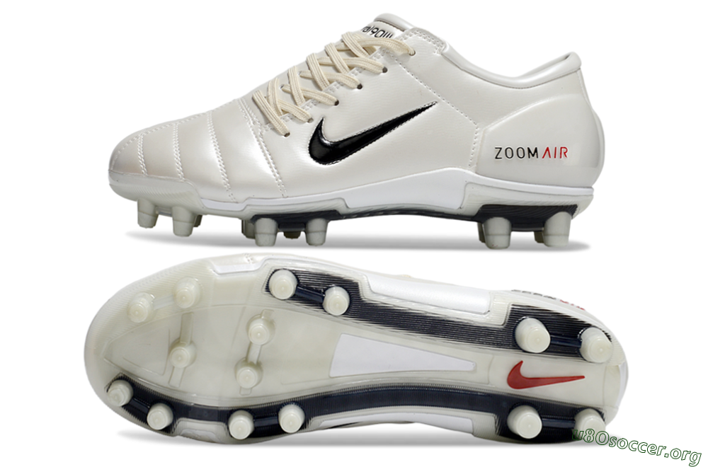 Nike Air Zoom Total 90 III FG Football Boots - White/Black/Red 1