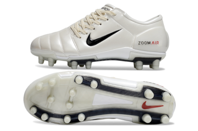 Nike Air Zoom Total 90 III FG Football Boots - White/Black/Red