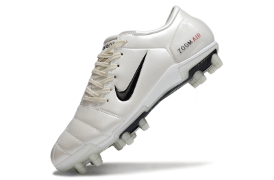Nike Air Zoom Total 90 III FG Football Boots - White/Black/Red