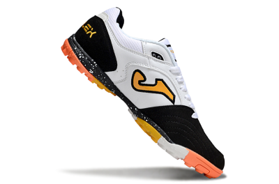 Joma Top Flex TF Football Shoes - White/Yellow/Black