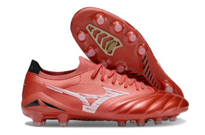 Mizuno Morelia Neo 4 FG Football Boots - Red/White/Black