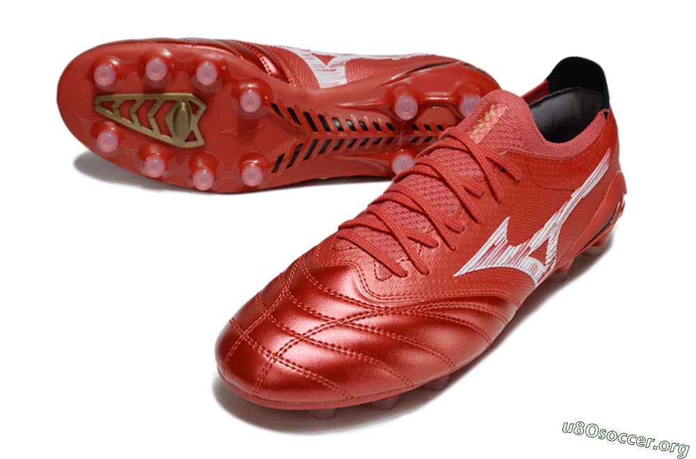 Mizuno Morelia Neo 4 FG Football Boots - Red/White/Black 0