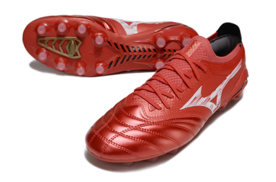 Mizuno Morelia Neo 4 FG Football Boots - Red/White/Black