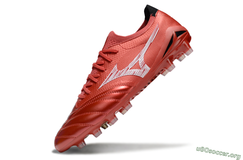 Mizuno Morelia Neo 4 FG Football Boots - Red/White/Black 5
