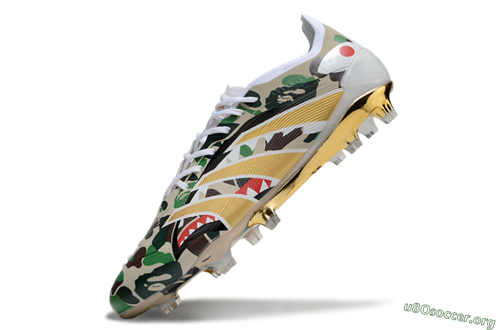 Adidas Predator 25 Elite FG Football Boots - Camo/White/Gold 5