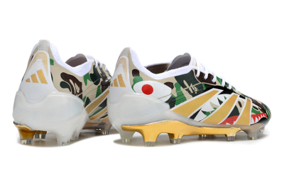 Adidas Predator 25 Elite FG Football Boots - Camo/White/Gold