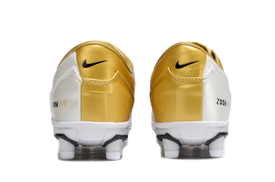 Nike Air Zoom Total 90 III FG Football Boots - White/Black/Gold
