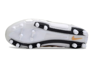 Nike Air Zoom Total 90 III FG Football Boots - White/Black/Gold