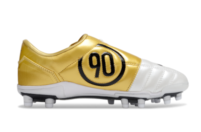 Nike Air Zoom Total 90 III FG Football Boots - White/Black/Gold