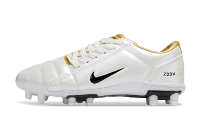 Nike Air Zoom Total 90 III FG Football Boots - White/Black/Gold