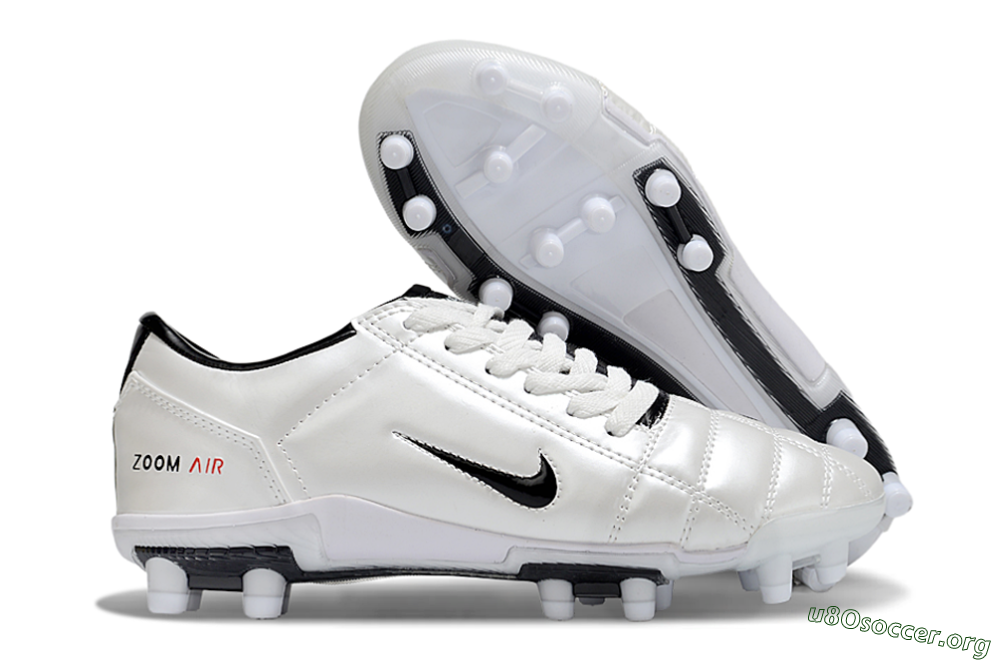 Nike Air Zoom Total 90 III FG Football Boots - Beige/Black/White 2