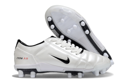 Nike Air Zoom Total 90 III FG Football Boots - Beige/Black/White