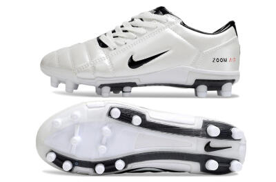 Nike Air Zoom Total 90 III FG Football Boots - Beige/Black/White