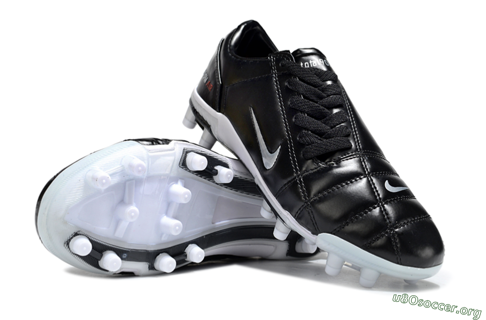 Nike Air Zoom Total 90 III FG Football Boots - Black/Silver/White 0