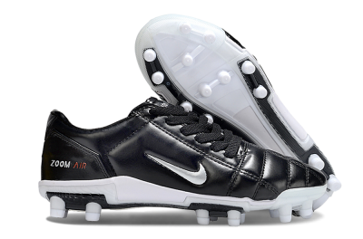 Nike Air Zoom Total 90 III FG Football Boots - Black/Silver/White