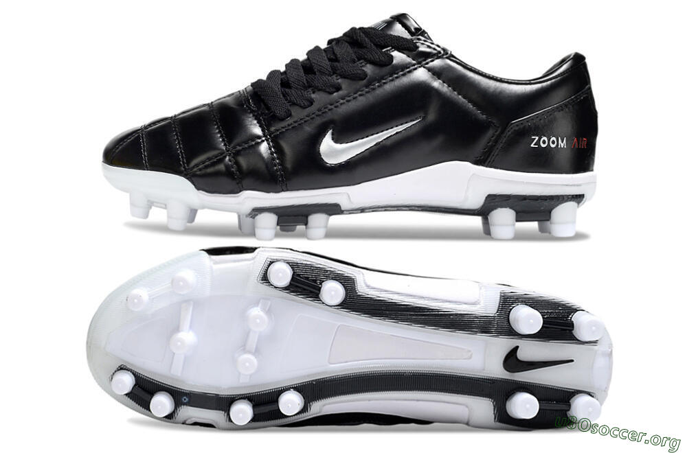 Nike Air Zoom Total 90 III FG Football Boots - Black/Silver/White 1