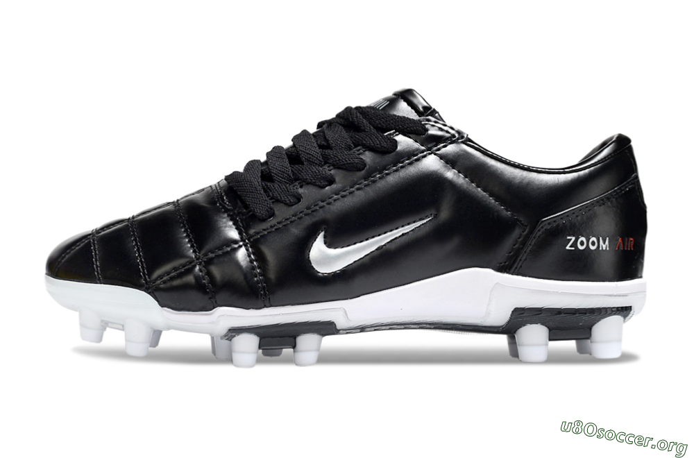 Nike Air Zoom Total 90 III FG Football Boots - Black/Silver/White 3
