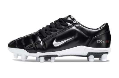 Nike Air Zoom Total 90 III FG Football Boots - Black/Silver/White