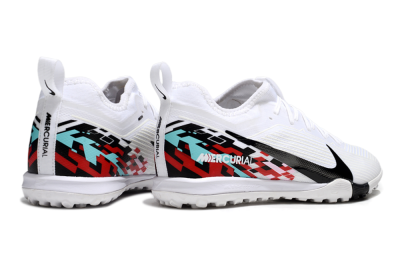 Nike Air Zoom Mercurial Vapor 16 Pro TF Football Shoes - White/Black/Red