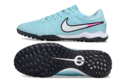 Nike Tiempo Legend 10 Academy TF Football Shoes - Jade/White/Pink
