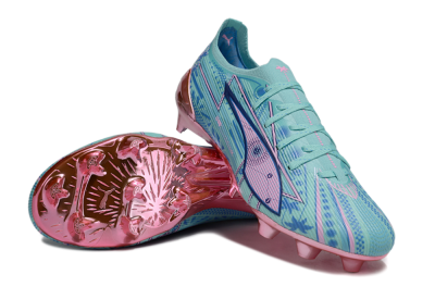 Puma Ultra Ultimate FG Football Boots - Jade/Blue/Pink