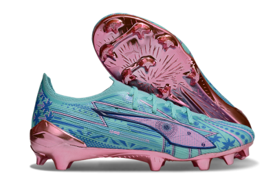 Puma Ultra Ultimate FG Football Boots - Jade/Blue/Pink