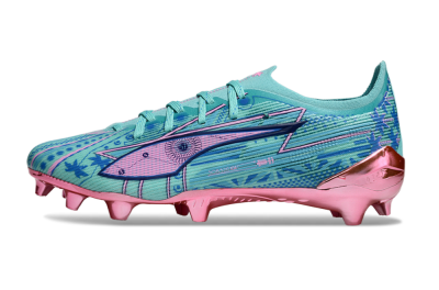 Puma Ultra Ultimate FG Football Boots - Jade/Blue/Pink
