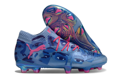 Puma Future 8 Ultimate FG Football Boots - Blue/Pink/Gold