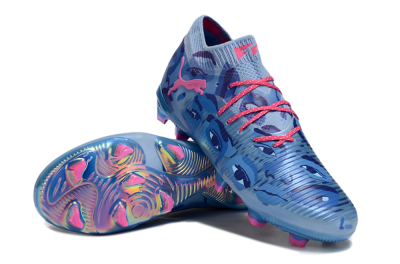 Puma Future 8 Ultimate FG Football Boots - Blue/Pink/Gold