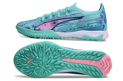 Puma Ultra Ultimate TF Football Shoes - Jade/Blue/Pink