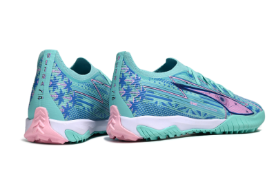 Puma Ultra Ultimate TF Football Shoes - Jade/Blue/Pink