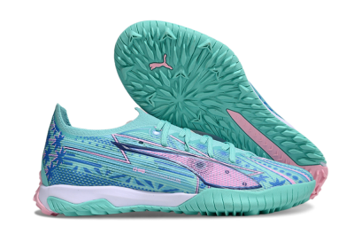 Puma Ultra Ultimate TF Football Shoes - Jade/Blue/Pink