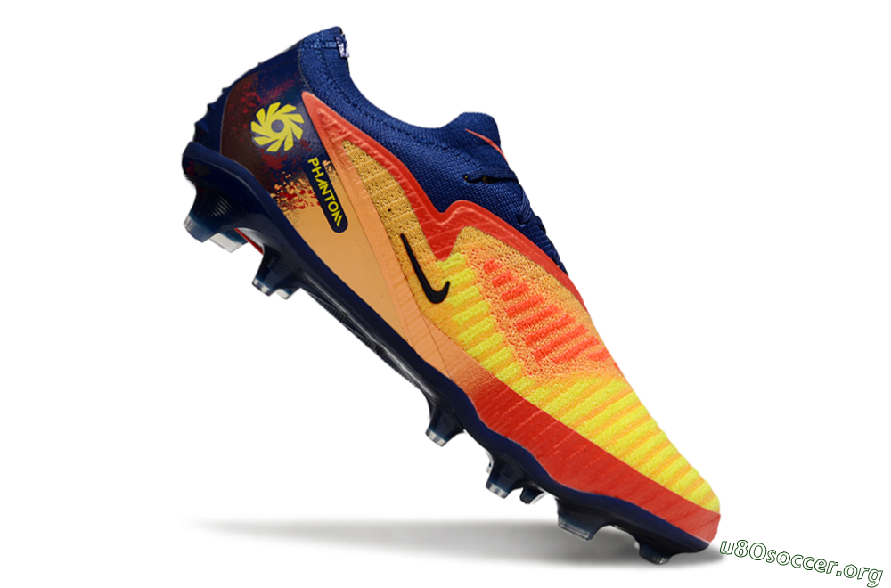 Nike Phantom 6 Elite Low FG Football Boots - Yellow/Red/Blue/Gold 5